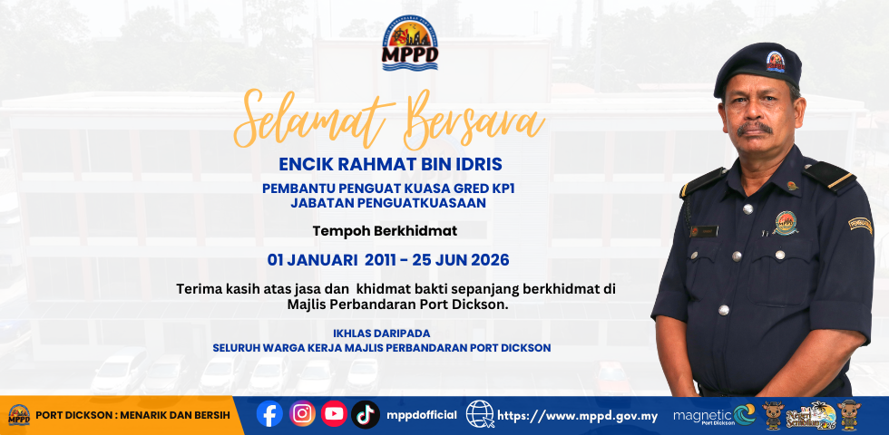 selamat bersara en.rahmat bin idris